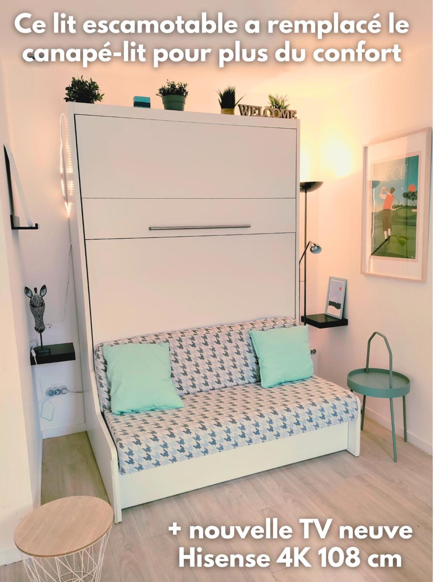 Sunny Studio Terrasse, Hypercentre La Plage A 2 Pas ! Les Sables-d'Olonne Ngoại thất bức ảnh